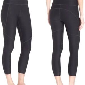 Outdoor Voices Black 3/4 Leggings